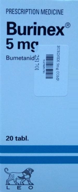Burinex Tablets 5mg